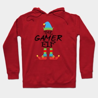 The Gamer Elf Matching Family Group Christmas Party SANTA Hoodie